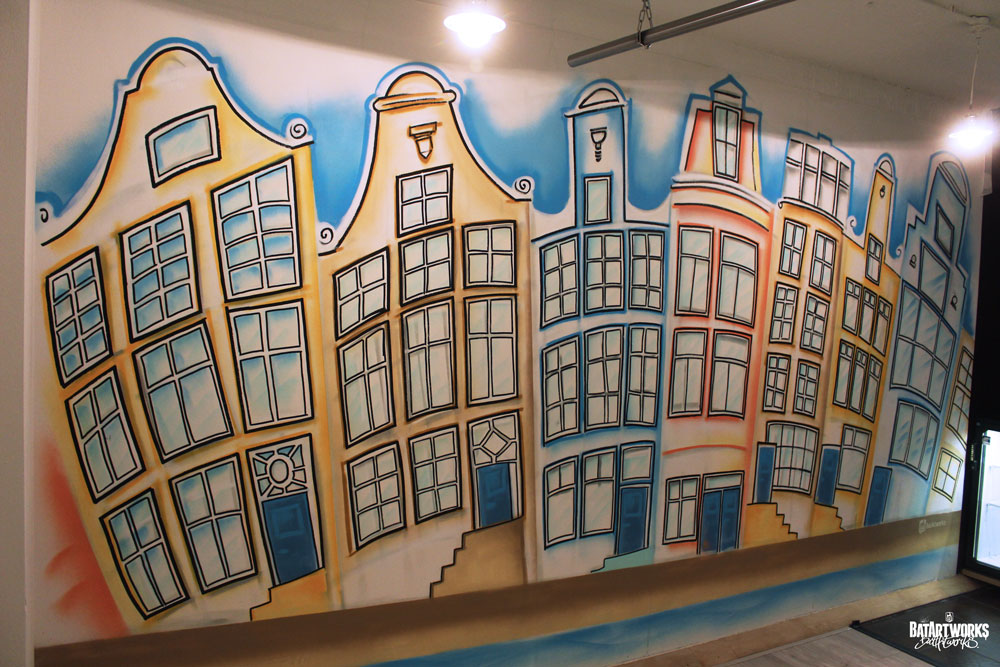 mural park plaza hotel Amsterdam