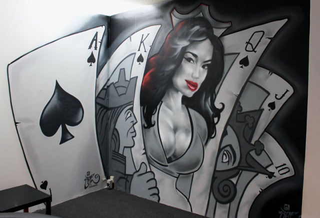 Poker Mural BatArtworks