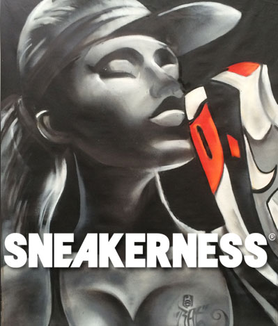 Sneakerness Amsterdam Live paiinting BatArtworks