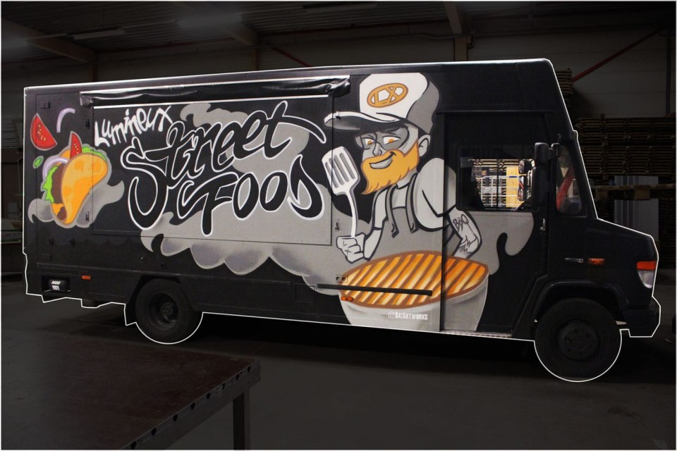 Foodtruck design street foodLumineux