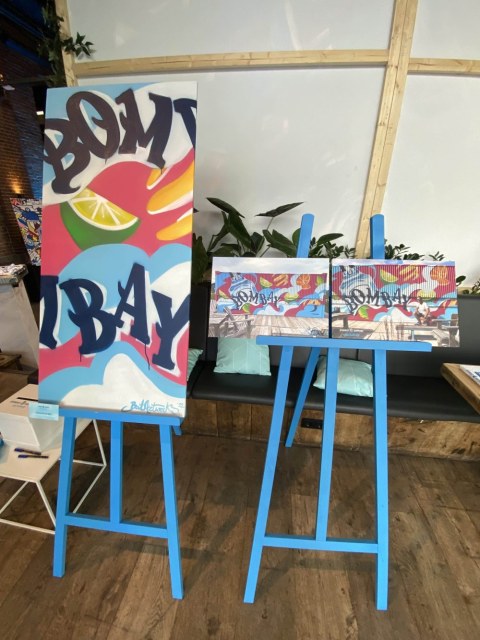 Graffiti art - Bombay expo canvas art