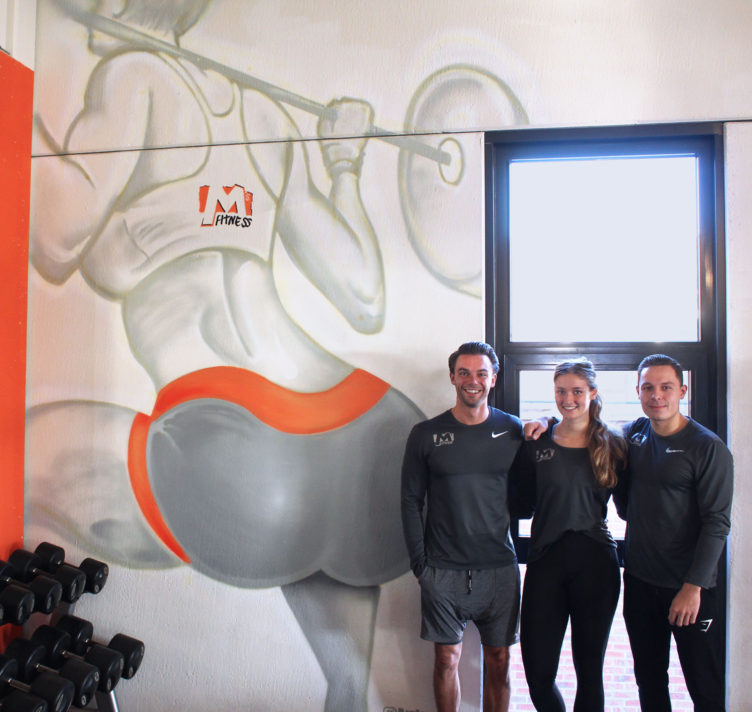 M fitness abcoude mural