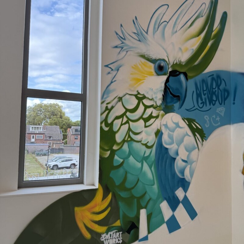 School mural Broeckland college BatArtworks