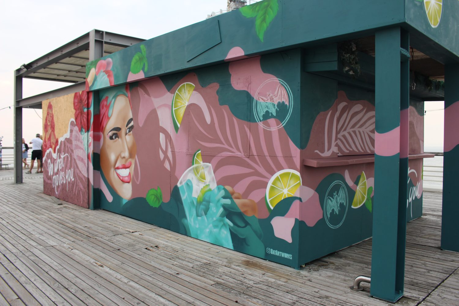 Street art Bacardi De Kust Lounge - De Pier Scheveningen