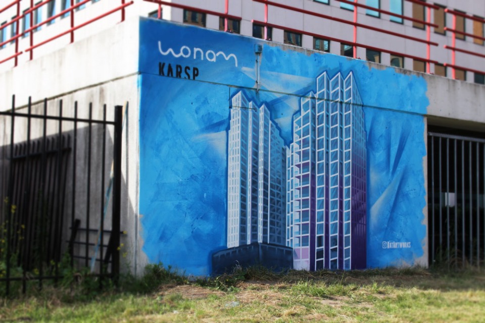 artist impression streetart Wonam