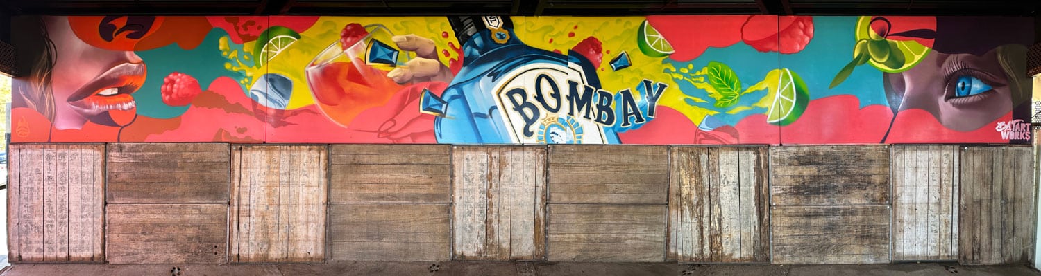 Graffiti Bombay Beachclub Fuel BatArtworks