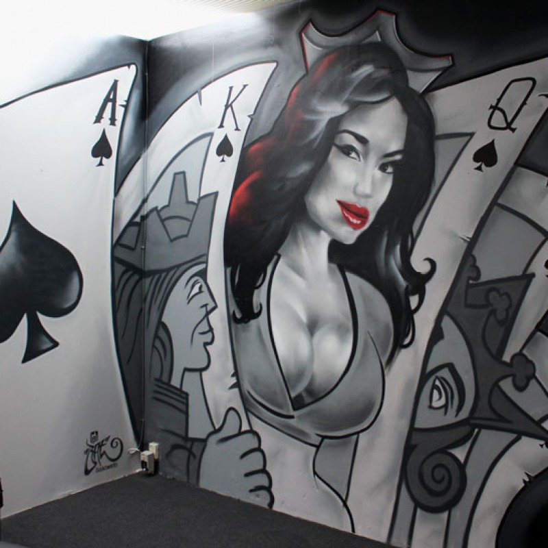 Poker Mural BatArtworks