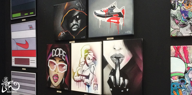 Sneakerness Amsterdam live painting BatArtworks