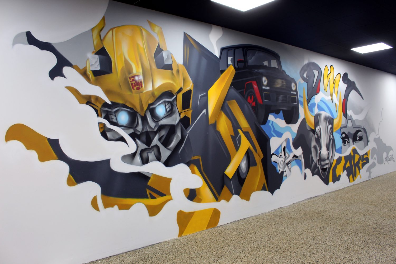 Mural DMT cars - BatArtworks